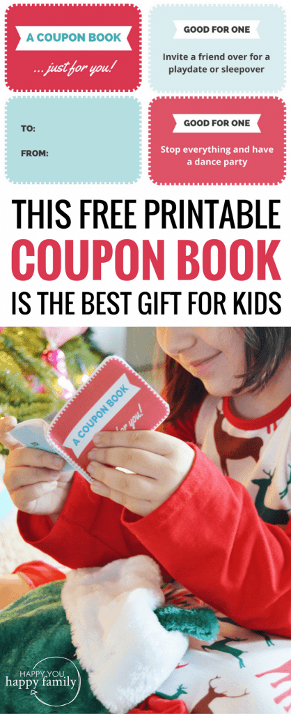 A Free Printable Coupon Book for Kids That Makes the Best Gift