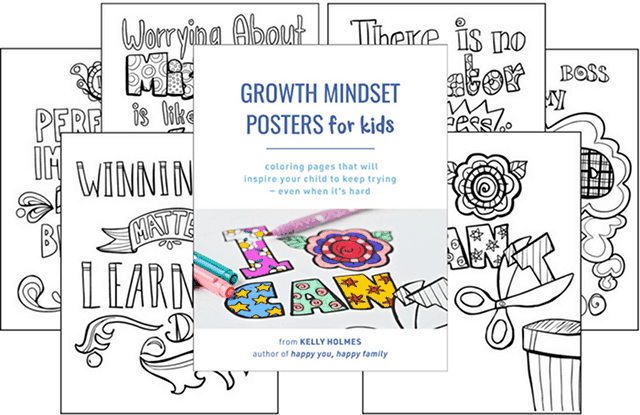 Mindset posters that will inspire your child to keep trying