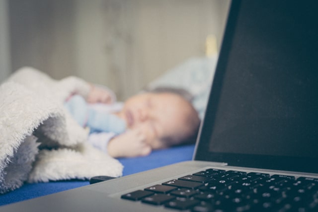 If you need to work from home with kids, bank your hours while your kids sleep