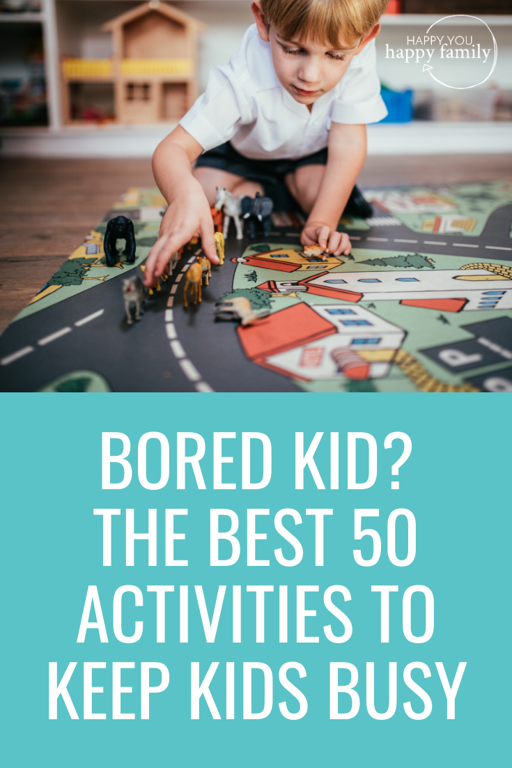 Znudzony dzieciak? Oto 50 najlepszych zajęć dla dzieci w domu