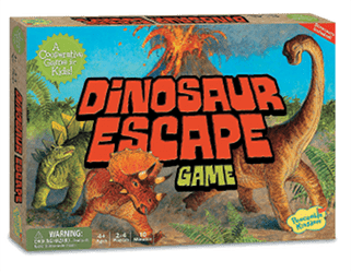 Ucieczka dinozaurów: gra planszowa dla dzieci