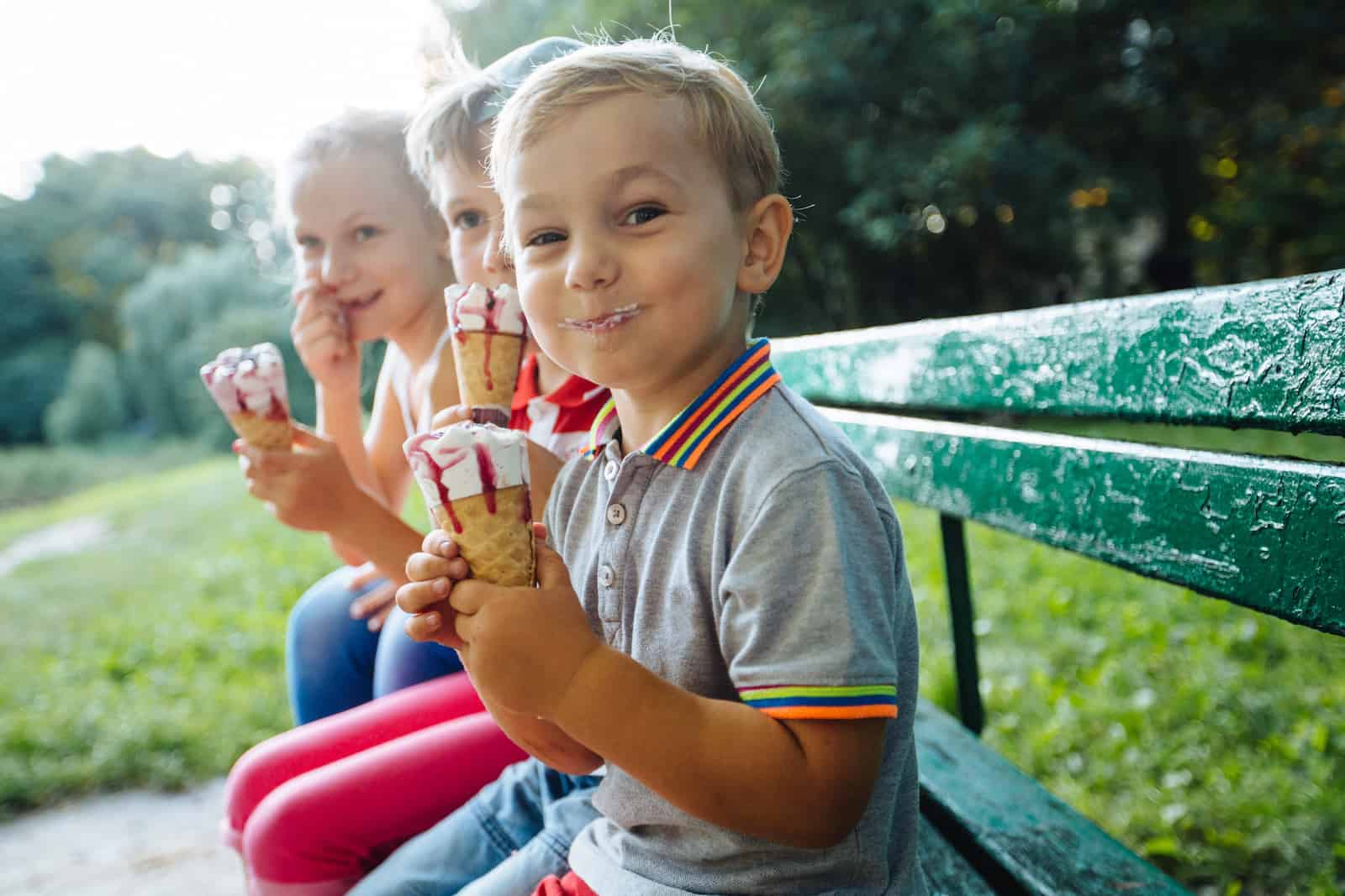 Family tradition examples can include getting ice cream to celebrate the first day of summer or the last day of school