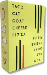 Taco Cat Goat Cheese Pizza: Card Game for Kids